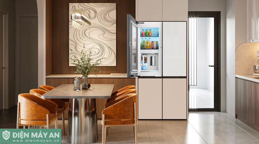 Tủ Lạnh Samsung Inverter 648 Lít Multi Door Bespoke RF59CB66F8S/SV